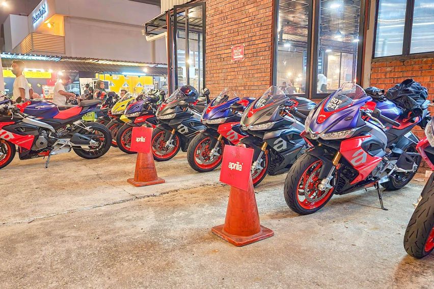 Aprilia Owners Gathering held at The Paddock PJ 