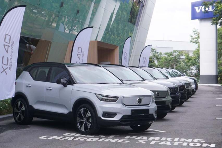 XC40 EV delivery detail 
