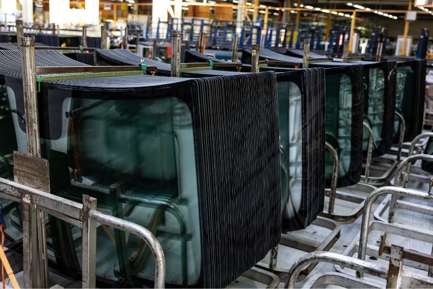 Audi pilot project glass recycling