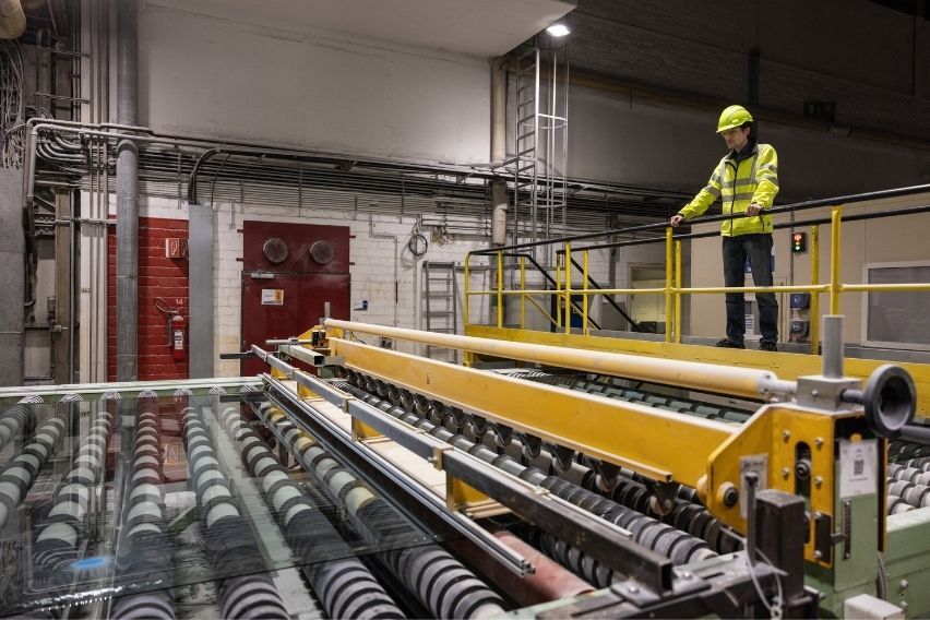 Audi pilot project glass recycling