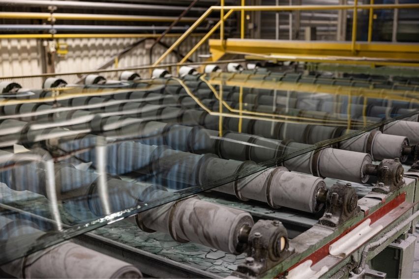 Audi pilot project glass recycling