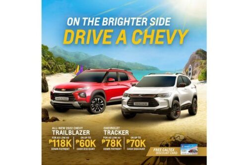 Chevrolet PH offers DP deals, cash discounts on all-new Trailblazer and Tracker