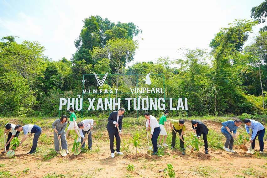 VinFast plant a tree for every reservation