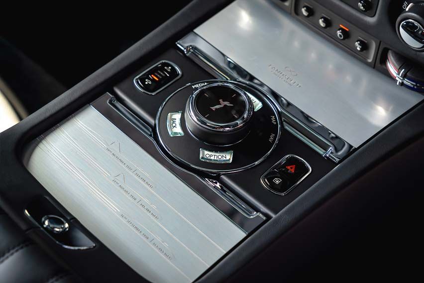 Rolls-Royce Wraith Black Badge Landspeed Collection gearbox