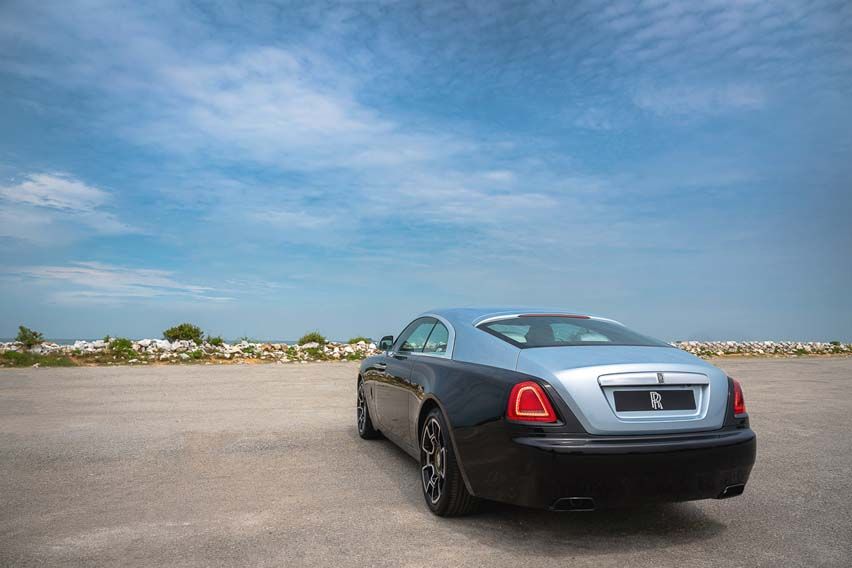 Rolls-Royce Wraith Black Badge Landspeed Collection rear