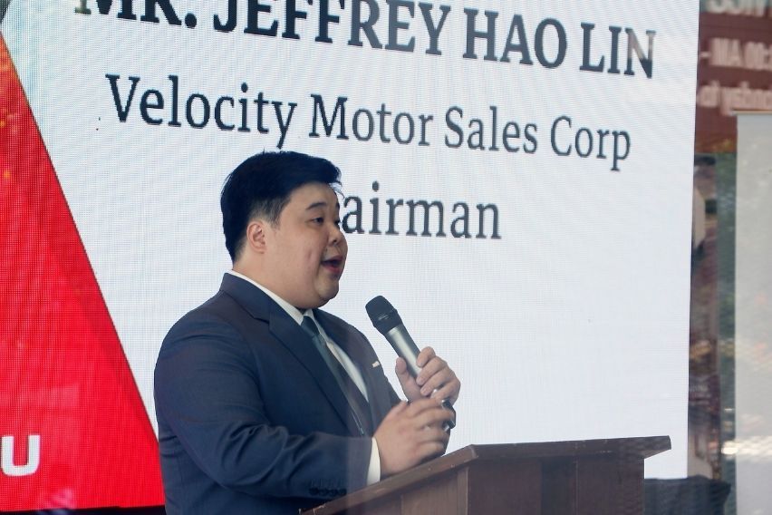 Velocity Motor Sales Corporation Chairman Jeffrey Hao Lin (Photo from Isuzu)