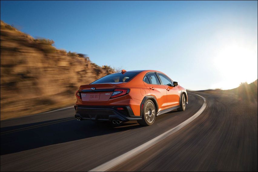 2022 Subaru WRX handling