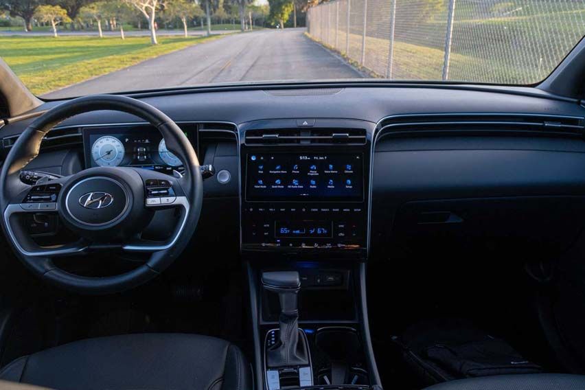 New Hyundai Santa Cruz cabin