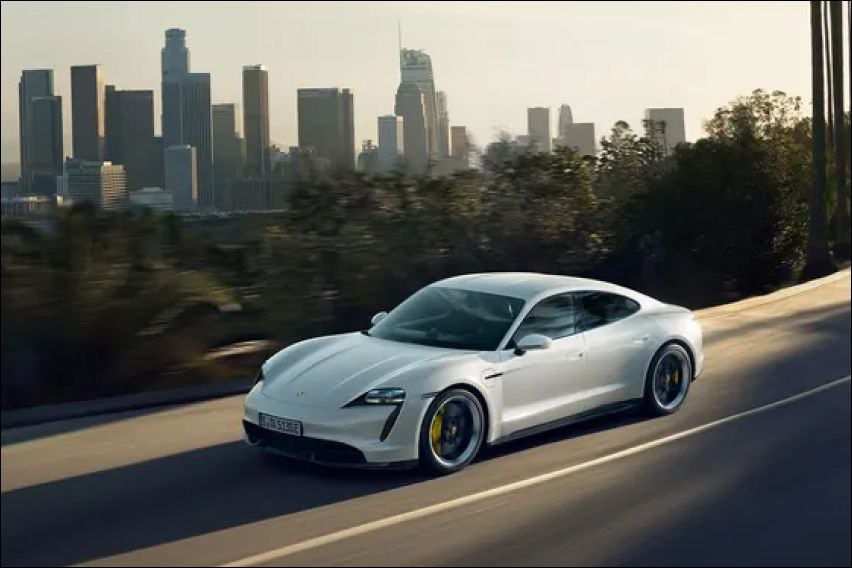 Porsche Taycan delivery