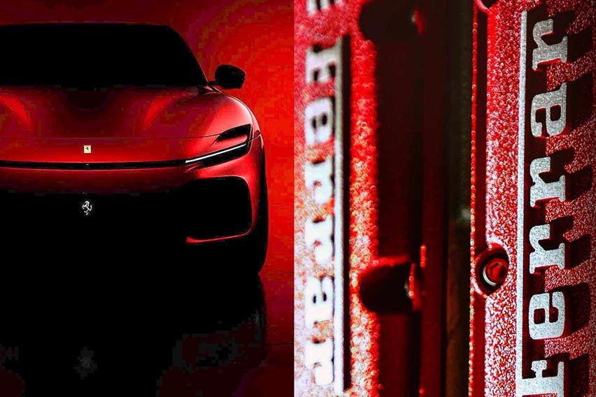 new Ferrari V12 engine details