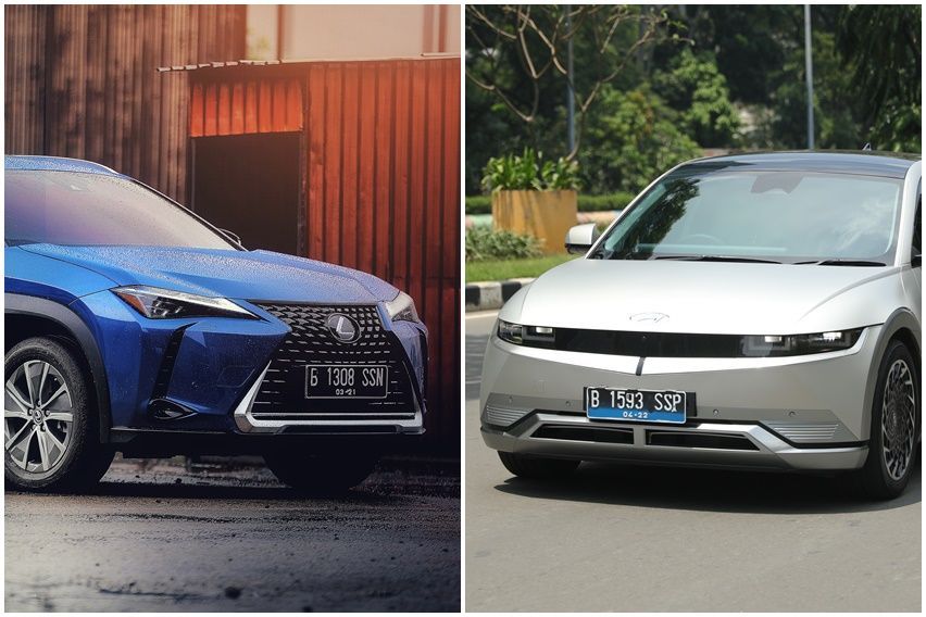 Comparison of Hyundai Ioniq 5 Electric Car vs Lexus UX 300e
