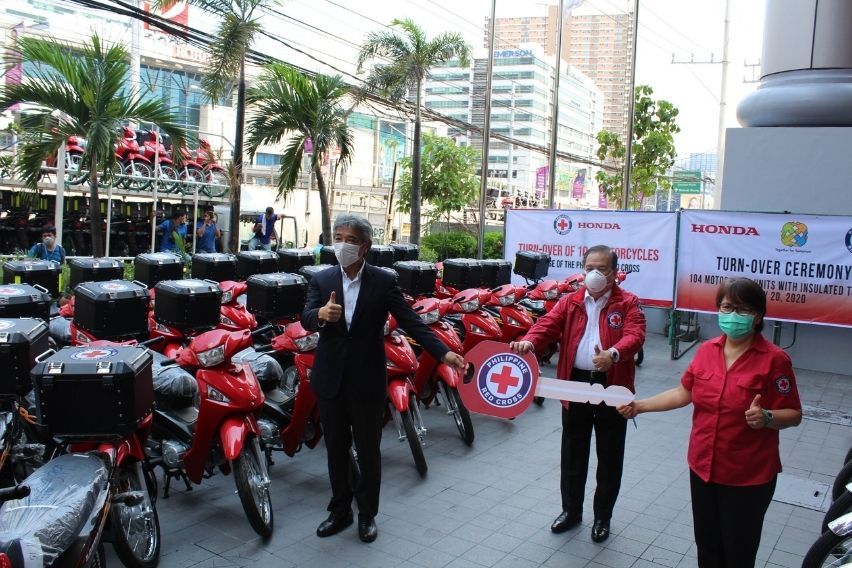 Honda donates motorcycles to Philippine Red Cross (PRC)