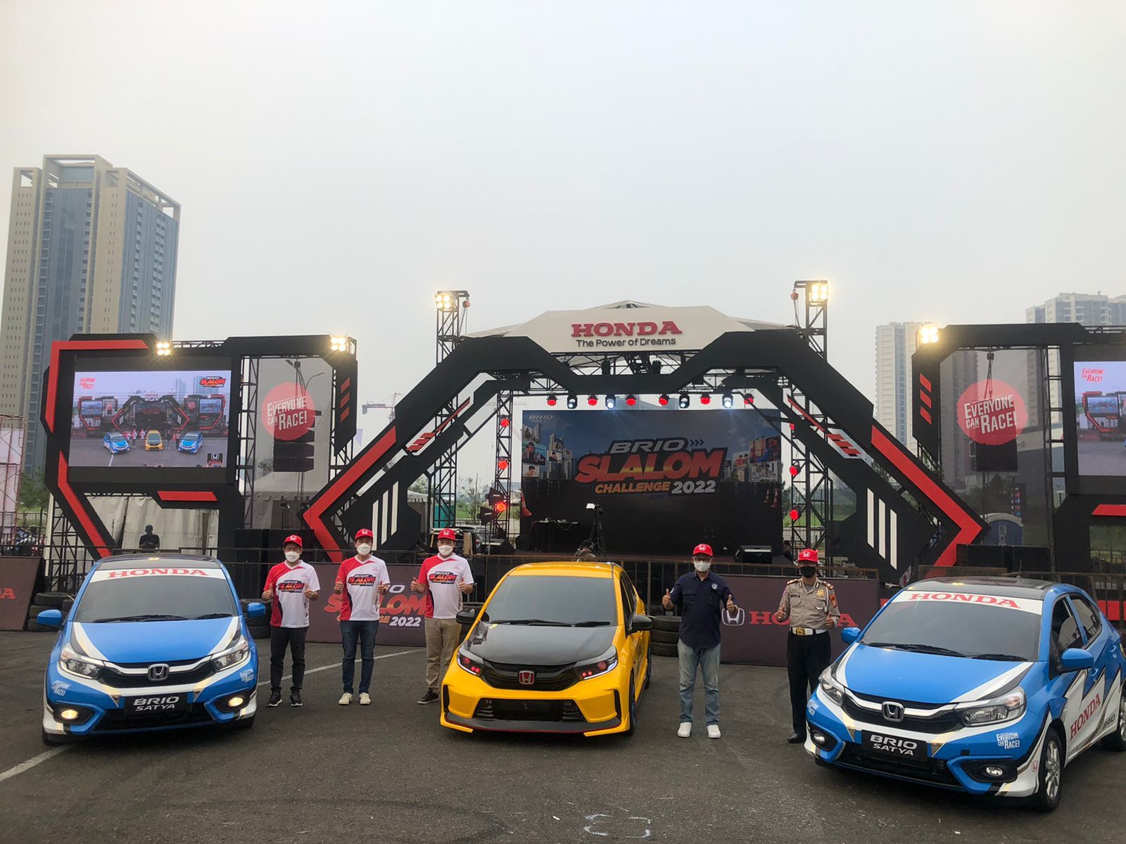 Honda Brio Slalom Challenge