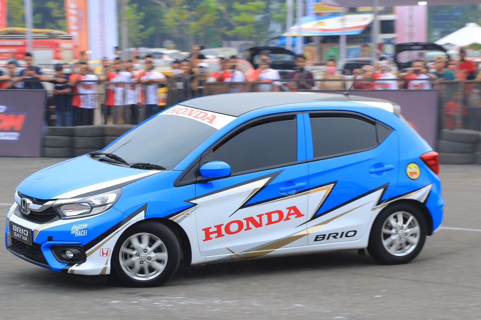 Honda Brio Slalom Challenge