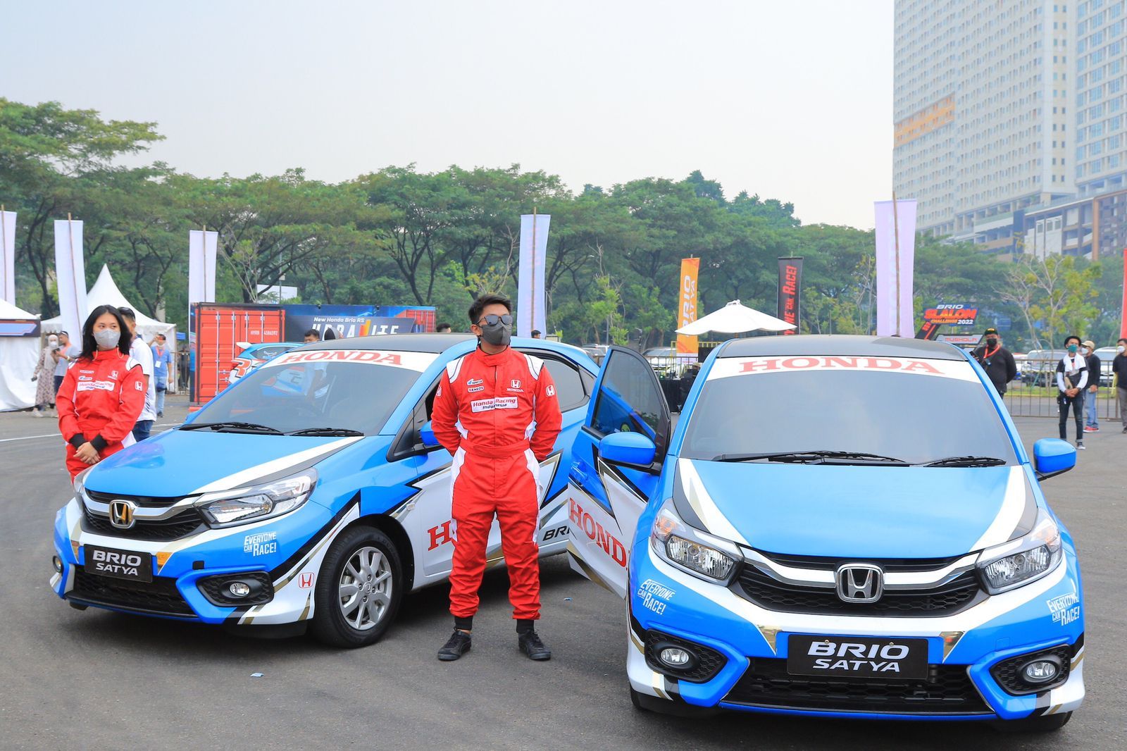 Honda Brio Slalom Challenge