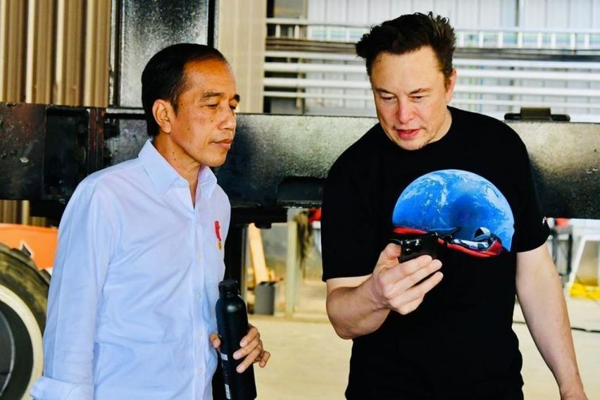 Sambut Jokowi, Elon Musk Sampaikan Keinginannya ke Indonesia