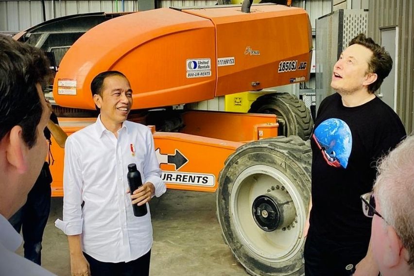 Jokowi & Elon Musk