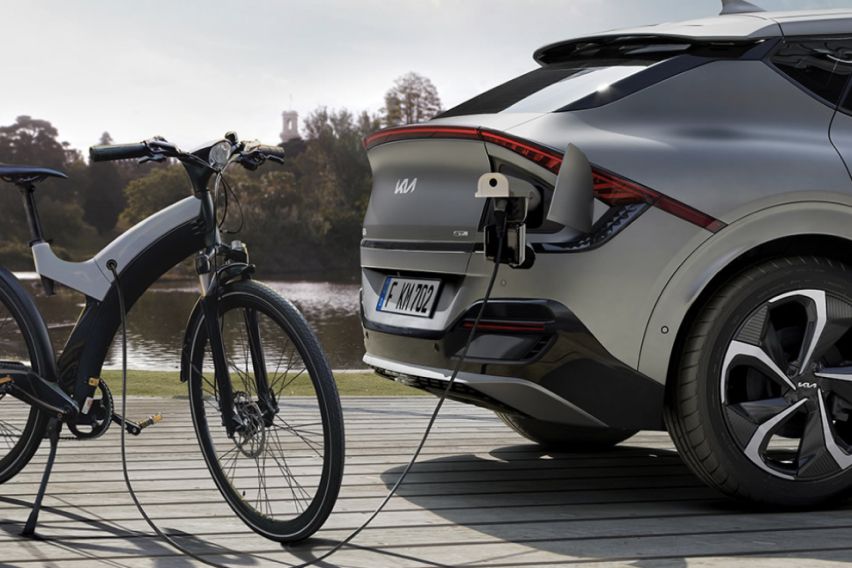 Kia EV6 vehicle to load