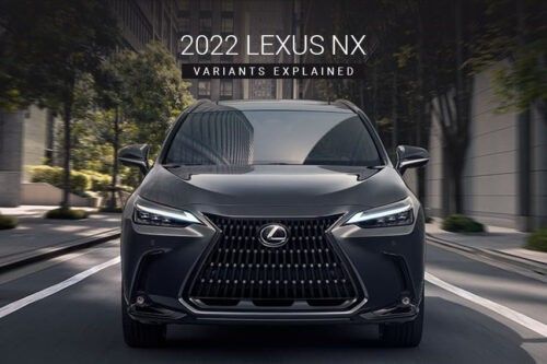 2022 Lexus NX: Variants Explained