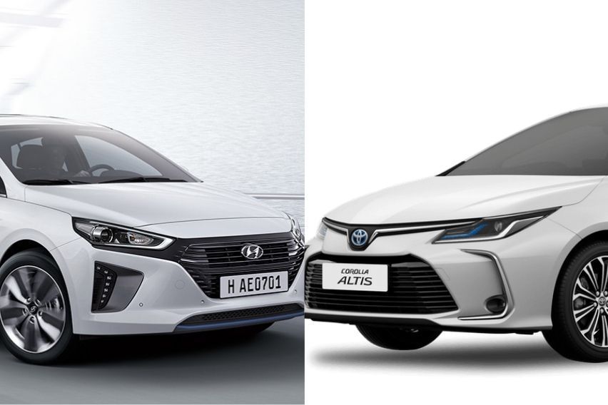 Sustainable choices: Hyundai Ioniq Hybrid vs. Toyota Corolla Altis Hybrid
