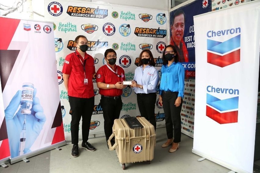 Chevron Donates COVID Vaccines To PH Red Cross