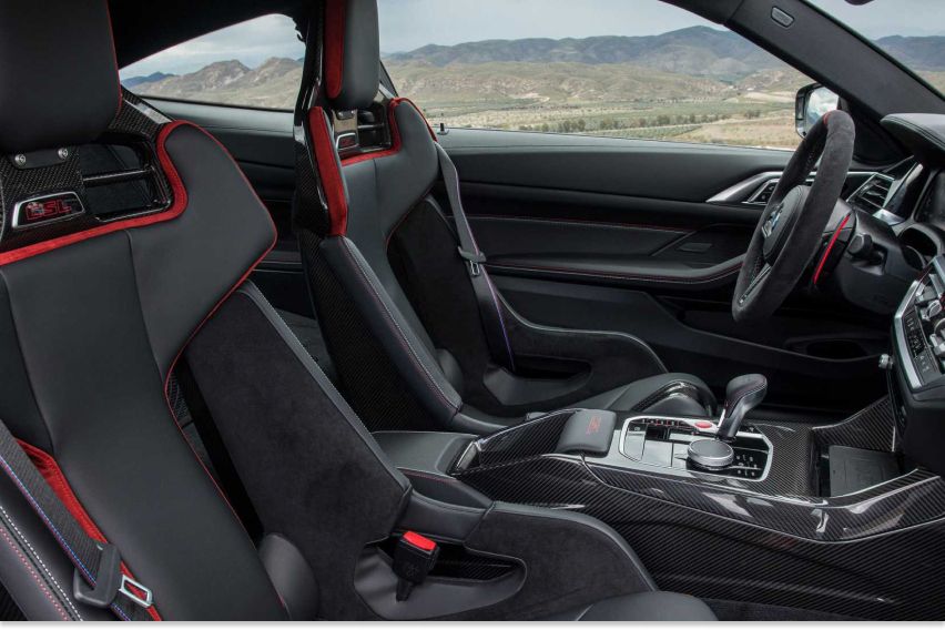 2023 BMW M4 CSL interior
