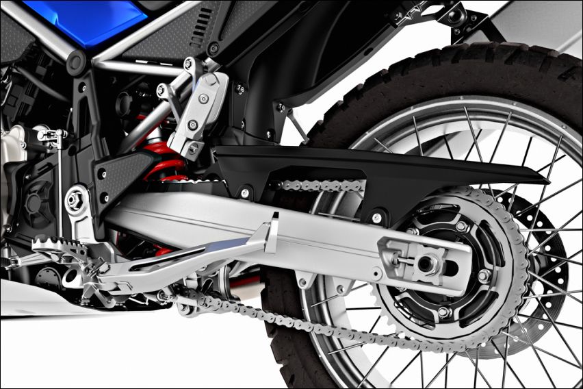 2022 Aprilia Tuareg 660 braking