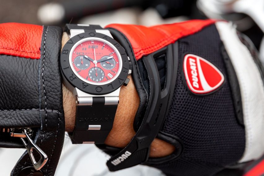 Ducati x Bulgari chrono
