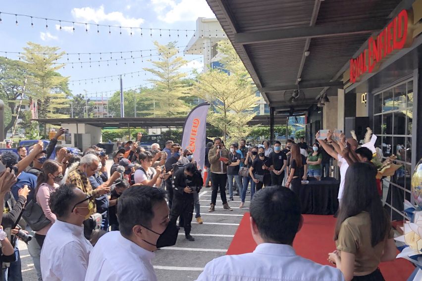 Royal Enfield Grand Malaysian entrance