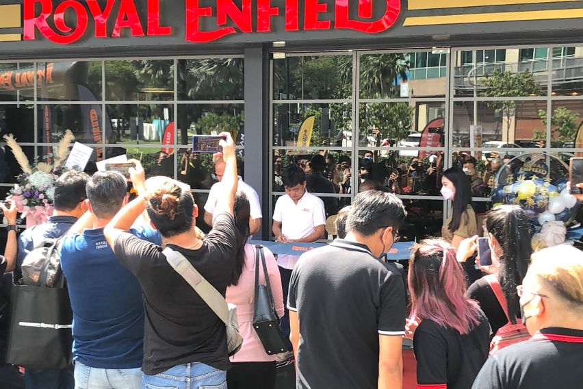 Royal Enfield Grand Malaysian entrance