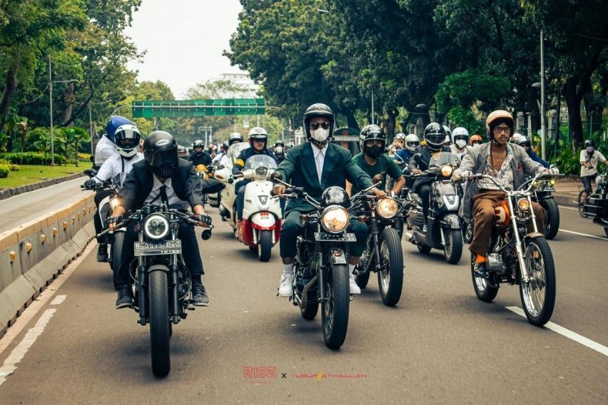 Rider Sejati Inisiasi Perayaan Distinguished Gentleman's Ride (DGR) Jakarta 2022