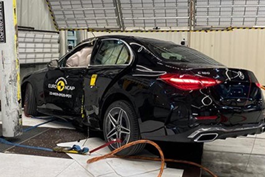 Mercedes-Bena C-Class safety score by Euro NCAP
