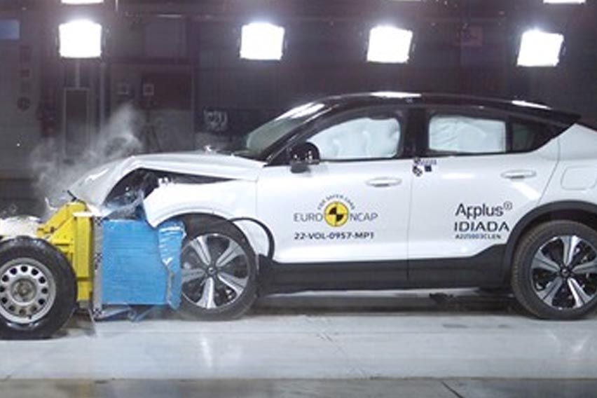 Volvo C40 safety rating by Euro NCAP