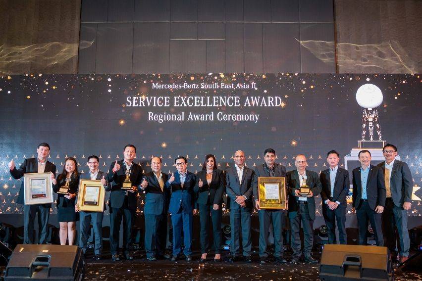 Hap Seng Star shined at the Mercedes-Benz Regional Service Excellence Award show