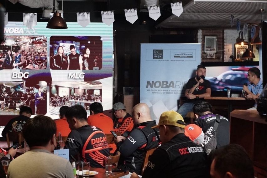 MS Glow for Men Ajak Komunitas Motor Nobar MotoGP Dukung Gresini Racing