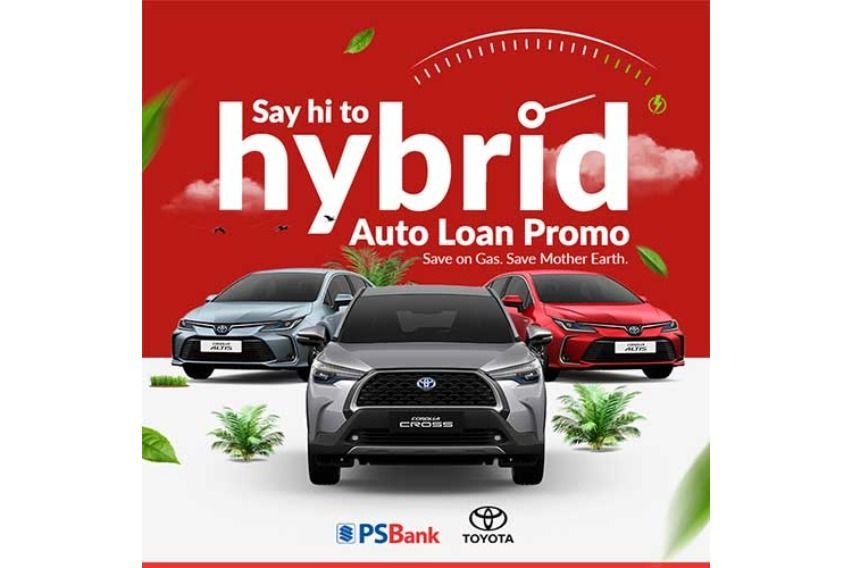 Toyota hybrid vehicle buyers get free one-year insurance, lower rates with PSBank promo