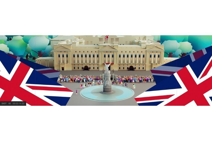 BMW animation for Queen’s Platinum Jubilee