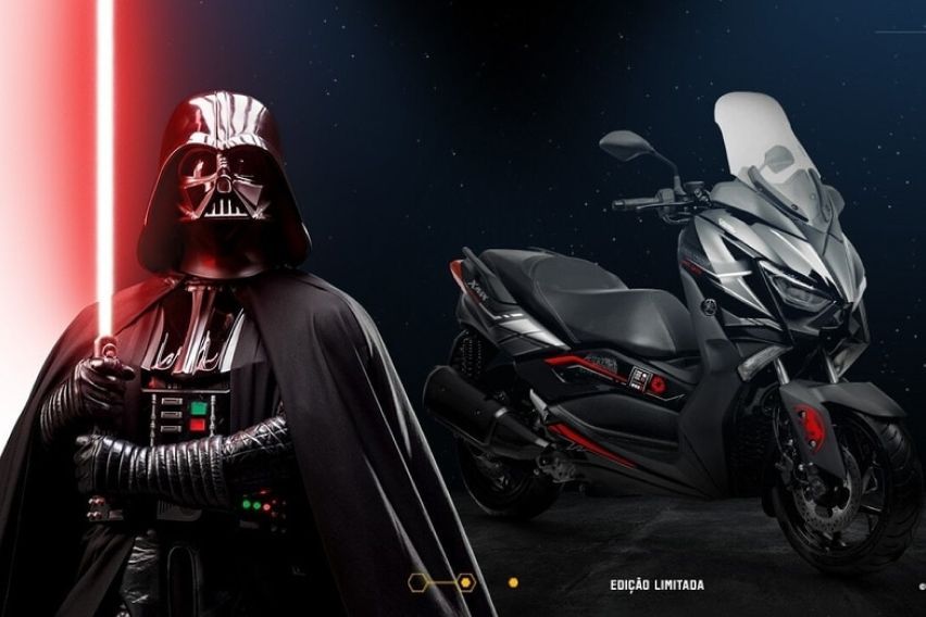 Brazil gets the 2022 Yamaha XMax Darth Vader Edition