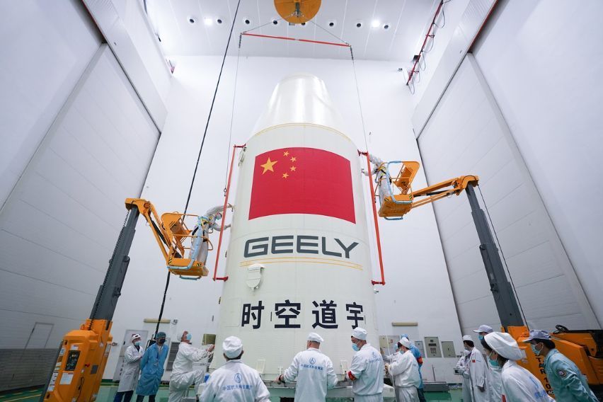 Geely launches 9 satellites into low Earth orbit