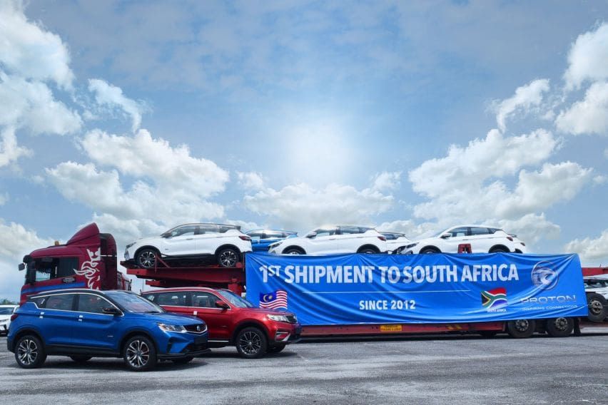Proton shipment to  south Africa
