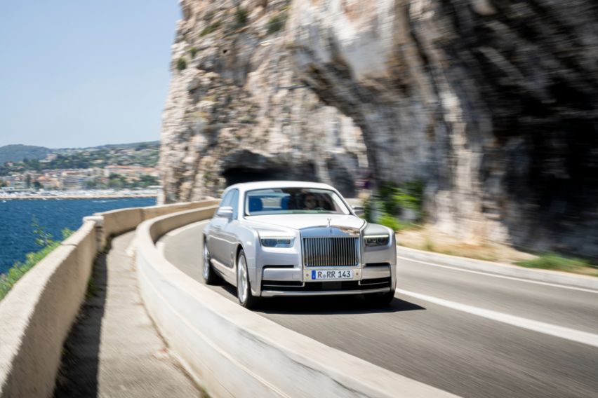 Rolls-Royce hosts press drive for new Phantom in French Riviera