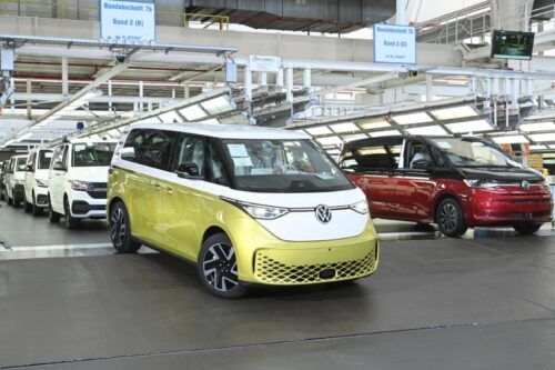 Volkswagen begins production of ID. Buzz in Hannover, Germany