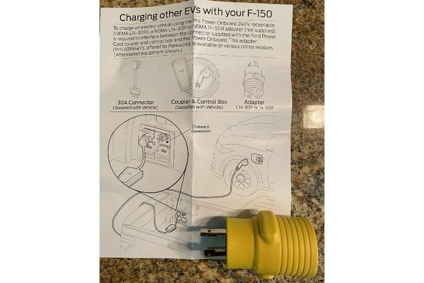 Ford F-150 Lightning charger