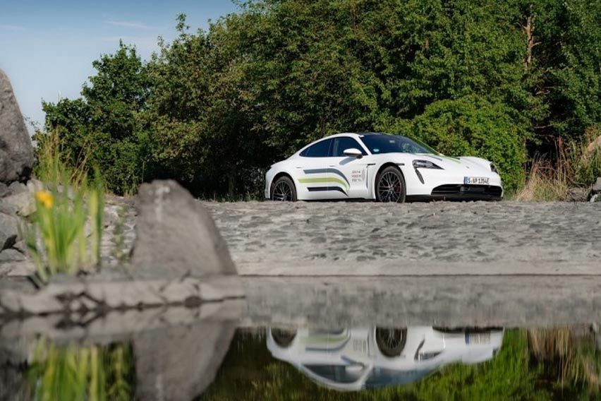 Porsche Taycan is touring the world for a good cause 