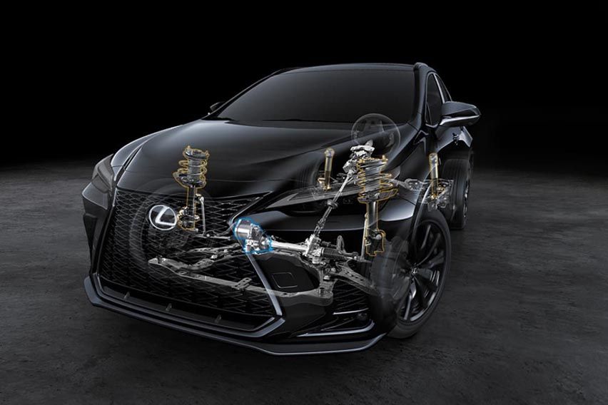 Lexus NX350 F Sport AWD suspension
