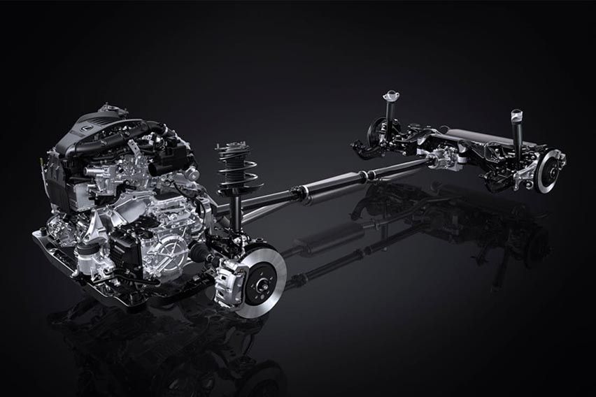 Lexus NX350 F Sport AWD engine