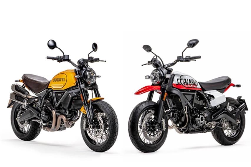 Ducati Scrambler Tribute Pro and Urban Motard