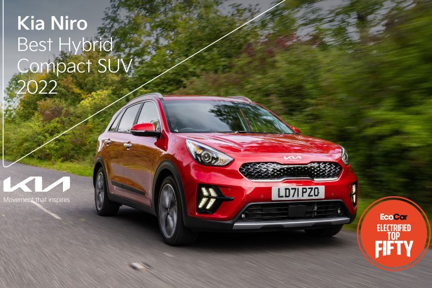 Kia Niro in EcoCar Electrified Top 50 Awards 2022