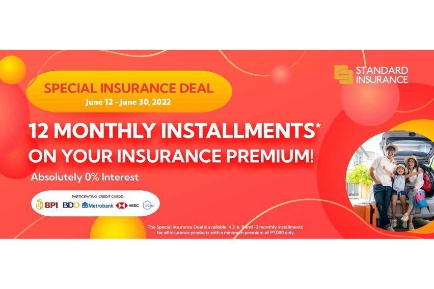 Standard Insurance now allows interest-free 12 monthly installments on ...