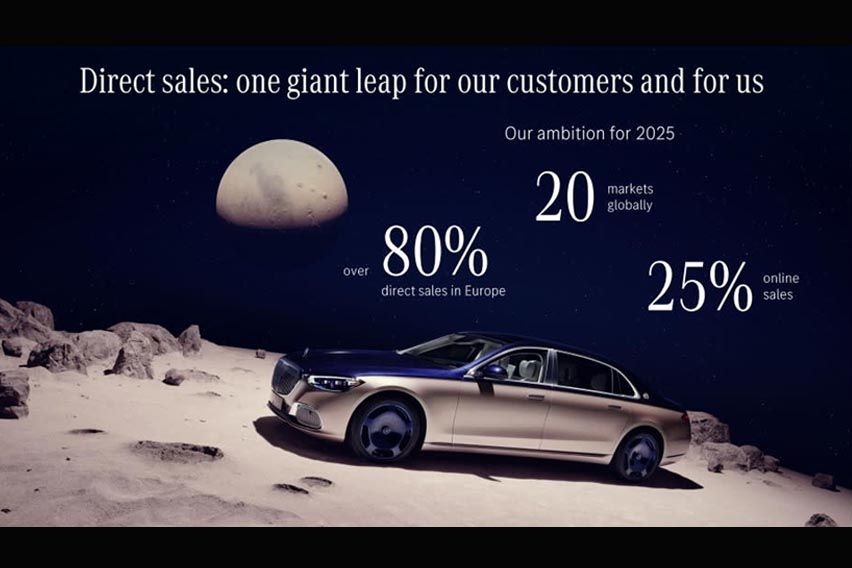 Mercedes-Benz online sales goals